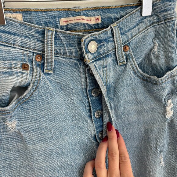 Levi's Ribcage Straight Ankle Jean - Size 25 - Picture 12 of 13
